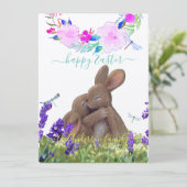 Aangepaste Happy Paast Shabby Chic Boho-stijl Groo Kaart (Staand voorkant)