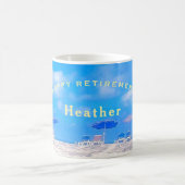 Aangepaste Happy Retirement Gift Koffiemok (Center)