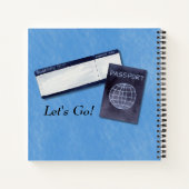 Aangepaste Happy Retirement Travel Thema Gast Notitieboek (Achterkant)