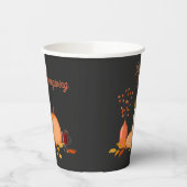 Aangepaste Happy Thanksgiving Papieren Bekers (Links)