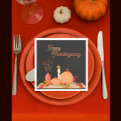 Aangepaste Happy Thanksgiving Papieren servetten