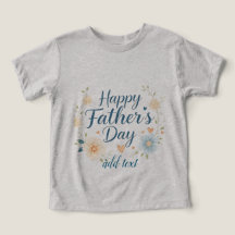 Aangepaste Happy Vaderdag Baby Bodysuit met Naam