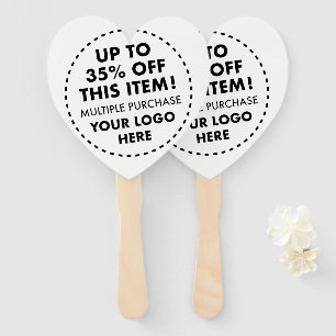 Aangepaste Hart Hand Fans 35% OFF Bulk Kopen Korti Handwaaier