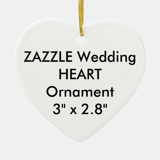 Aangepaste HART-hanging decoratie voor bruiloft (Voorkant)