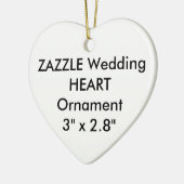 Aangepaste HART-hanging decoratie voor bruiloft (Links)