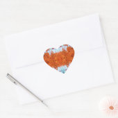 Aangepaste hart Stickers (Envelop)