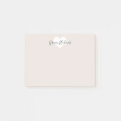 Aangepaste hartadvertentie post-it® notes (Voorkant)