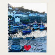 Aangepaste hartdekking Harbour Dusk Cornwall Foto