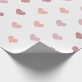 Aangepaste harten voor het verpakken van papieren  cadeaupapier (Hoek)