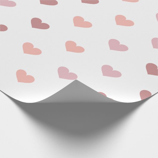 Aangepaste harten voor het verpakken van papieren cadeaupapier (Hoek)