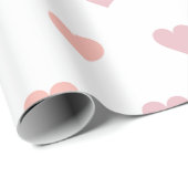 Aangepaste harten voor het verpakken van papieren  cadeaupapier (Rol Hoek)