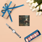 Aangepaste Hartendief Konijn Vintage Sprookje Kaart