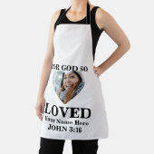 Aangepaste hartfoto Christelijke Bijbel Verse John Schort (Insitu)