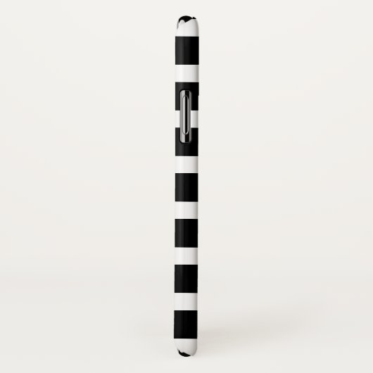 Aangepaste hartslag en zwarte strepen Case-Mate iPhone case (Achterkant / rechts)