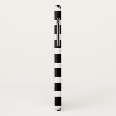 Aangepaste hartslag en zwarte strepen Case-Mate iPhone case (Achterkant/links)