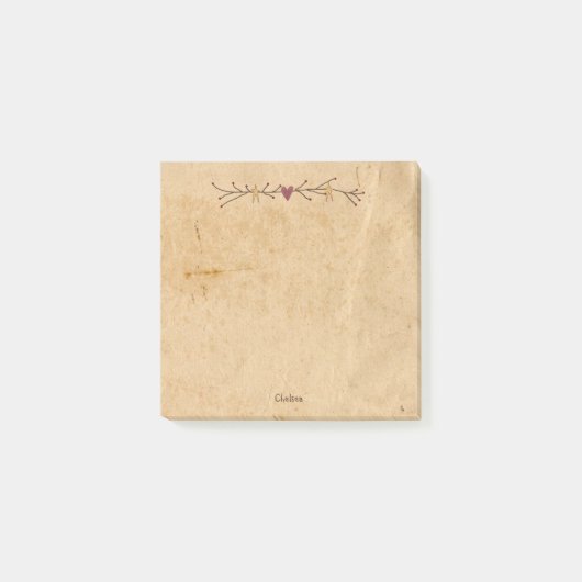 Aangepaste hartsterren post-it® notes (Voorkant)