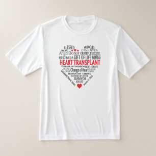 Aangepaste harttransplantatie donorherkenning t-shirt