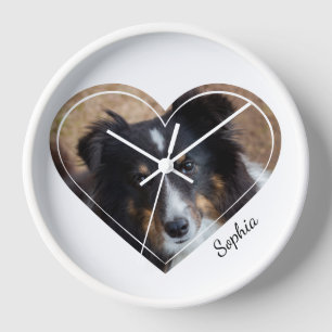 Aangepaste hartvorm foto's & aangepaste tekst