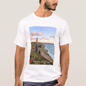 Aangepaste hartwielcoaten St Agnes Cornwall Foto T-shirt (Voorkant)