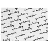 Aangepaste hashtag | Modern minimalistisch stijlvo Groot Cadeauzakje (Achterkant)