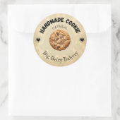 Aangepaste havermout Cookie Labels | Gepersonalise (Tas)
