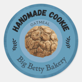 Aangepaste havermout Cookie Labels | Gepersonalise