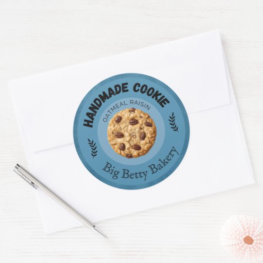 Aangepaste Havermout Raisin Cookie Labels | Gepers (Envelop)