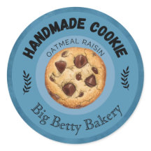 Aangepaste Havermout Raisin Cookie Labels | Gepers