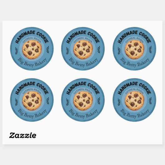 Aangepaste Havermout Raisin Cookie Labels | Gepers (Vel)