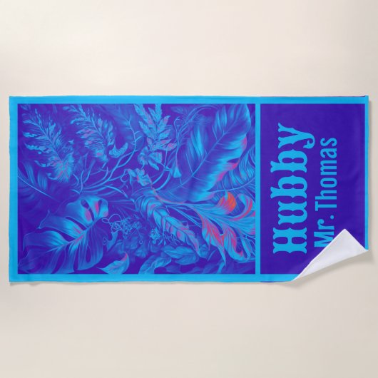 Aangepaste Hawaïaanse strandlaken (Voorkant)