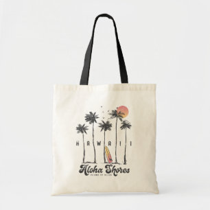 Aangepaste Hawaii Beach Surfer Zomer Vakantie Gift Tote Bag