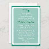 Aangepaste Hawaii groene eiland afstuderen uitnodi Kaart (Voorkant / Achterkant)