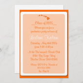 Aangepaste Hawaii oranje eiland afstuderen uitnodi Kaart (Voorkant / Achterkant)