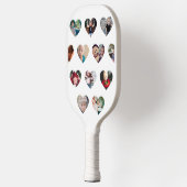 Aangepaste HEARTS Fotogalerie Pickleball Paddle (Links)