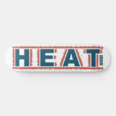 aangepaste "HEAT-monogram"-skateboard Persoonlijk Skateboard (Horizontaal)