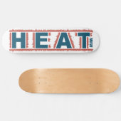 aangepaste "HEAT-monogram"-skateboard Persoonlijk Skateboard (Horizontaal)