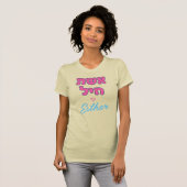 Aangepaste Hebreeuwse Eshet Chayil Vrouw van Valor T-shirt (Voorkant volledig)