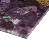 Aangepaste Hebreeuwse Lichvod Shabbat Faux Ametyst Snijplank (Hoek)