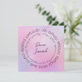 Aangepaste Hebreeuwse Megillat Esther Quote Purim (Staand voorkant)