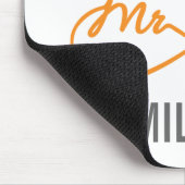 Aangepaste heer en mevrouw 12de Jubileum Muismat (Hoek)