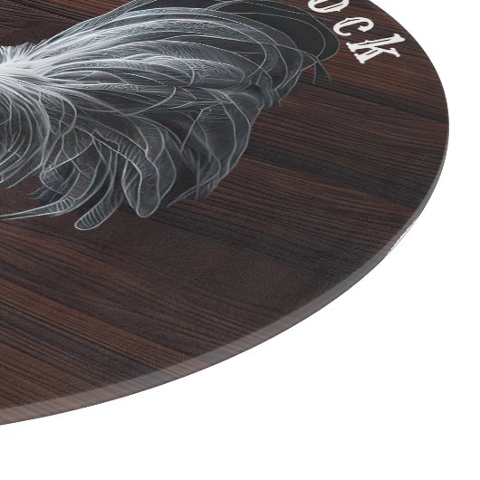 Aangepaste Heirloom Rooster Boerderij Snijplank (Hoek)