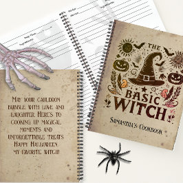 Aangepaste Heks Pet Cottagecore Pompoenen Hallowee Notitieboek