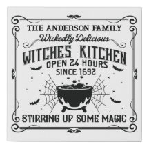 Aangepaste Heksen Keuken Teken Halloween