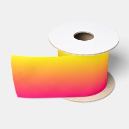 Aangepaste helder roze ombre satijnen lint