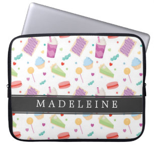 Aangepaste, heldere behandelingen laptop sleeve