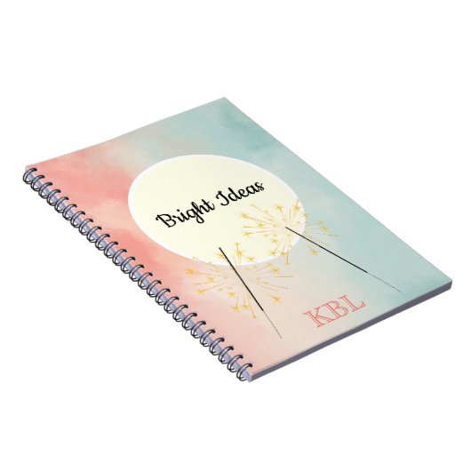 Aangepaste heldere ideeën notitieboek (Rechterzijde)