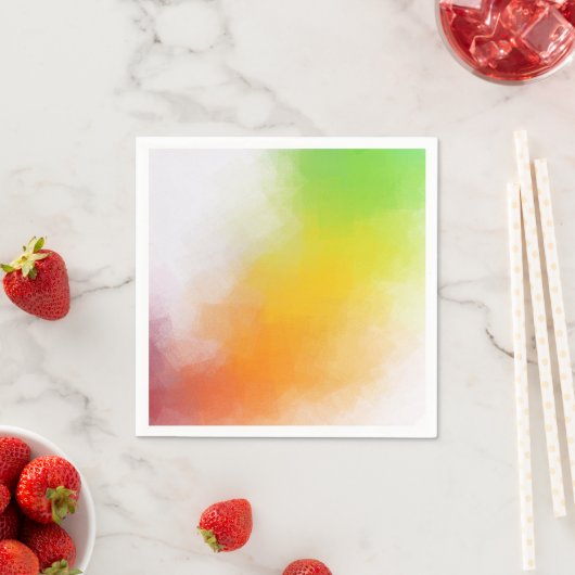 Aangepaste heldere kleuren Abstracte Art Sjabloon Servet (Insitu)