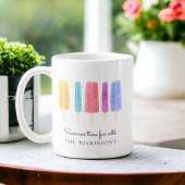 Aangepaste heldere kleurrijke moderne zomer koffiemok