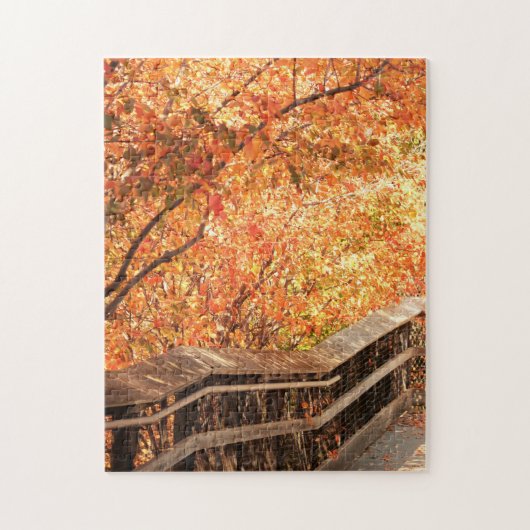 Aangepaste heldere warme herfstkleurenpuzzel legpuzzel (Verticaal)