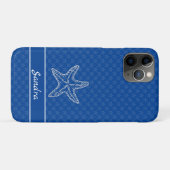 Aangepaste, heldere, witte, Starfish Case-Mate iPhone Case (Achterkant (horizontaal))